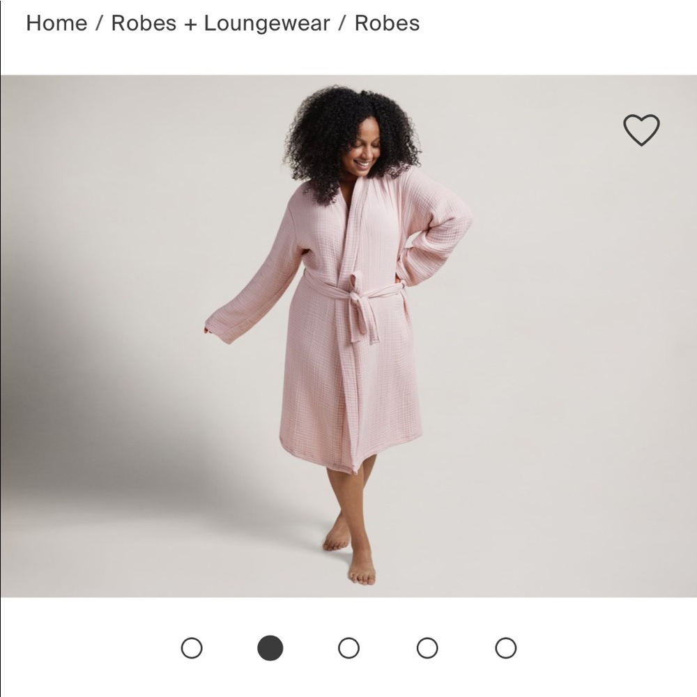 Nwt Parachute cloud cotton robe XL in rose